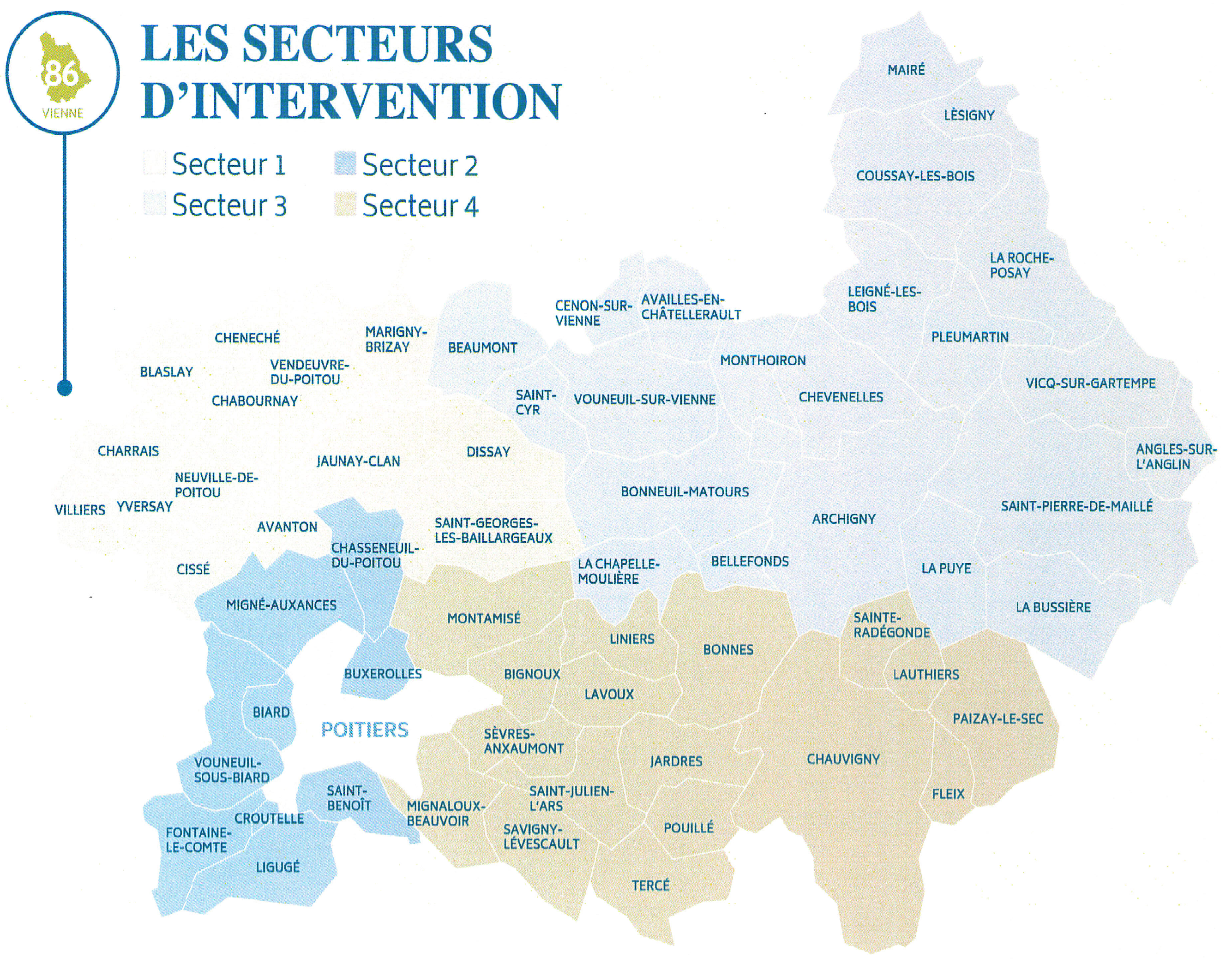 carte SSIAD des secteurs